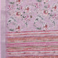 Janasya Lavender Cotton Linen Floral Printed Saree | Swadesiicart
