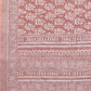 Janasya Mauve Cotton Linen Block Print Printed Saree | Swadesiicart