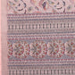 Janasya Light Pink Cotton Linen Floral Printed Saree | Swadesiicart