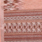 Janasya Peach Cotton Linen Ikkat Printed Saree | Swadesiicart
