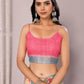 Janasya Multicolor Cotton Linen Floral Printed Saree | Swadesiicart