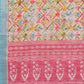 Janasya Multicolor Cotton Linen Floral Printed Saree | Swadesiicart