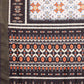 Janasya White & Black Chanderi Silk Ikkat Printed Saree | Swadesiicart