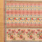 Janasya Beige Chanderi Silk Floral Printed Saree | Swadesiicart