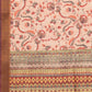 Janasya Peach Chanderi Silk Floral Printed Saree | Swadesiicart