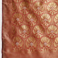 Janasya Maroon Silk Blend Ethnic Jacquard Saree | Swadesiicart