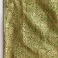 Janasya Green Silk Blend Paisley Jacquard Saree | Swadesiicart