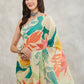 Janasya Multicolor Georgette Tropical Printed Saree | Swadesiicart