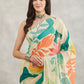 Janasya Multicolor Georgette Tropical Printed Saree | Swadesiicart