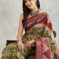 Janasya Yellow Silk Blend Ethnic Motifs Printed Saree | Swadesiicart