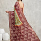 Janasya Yellow Silk Blend Ethnic Motifs Printed Saree | Swadesiicart