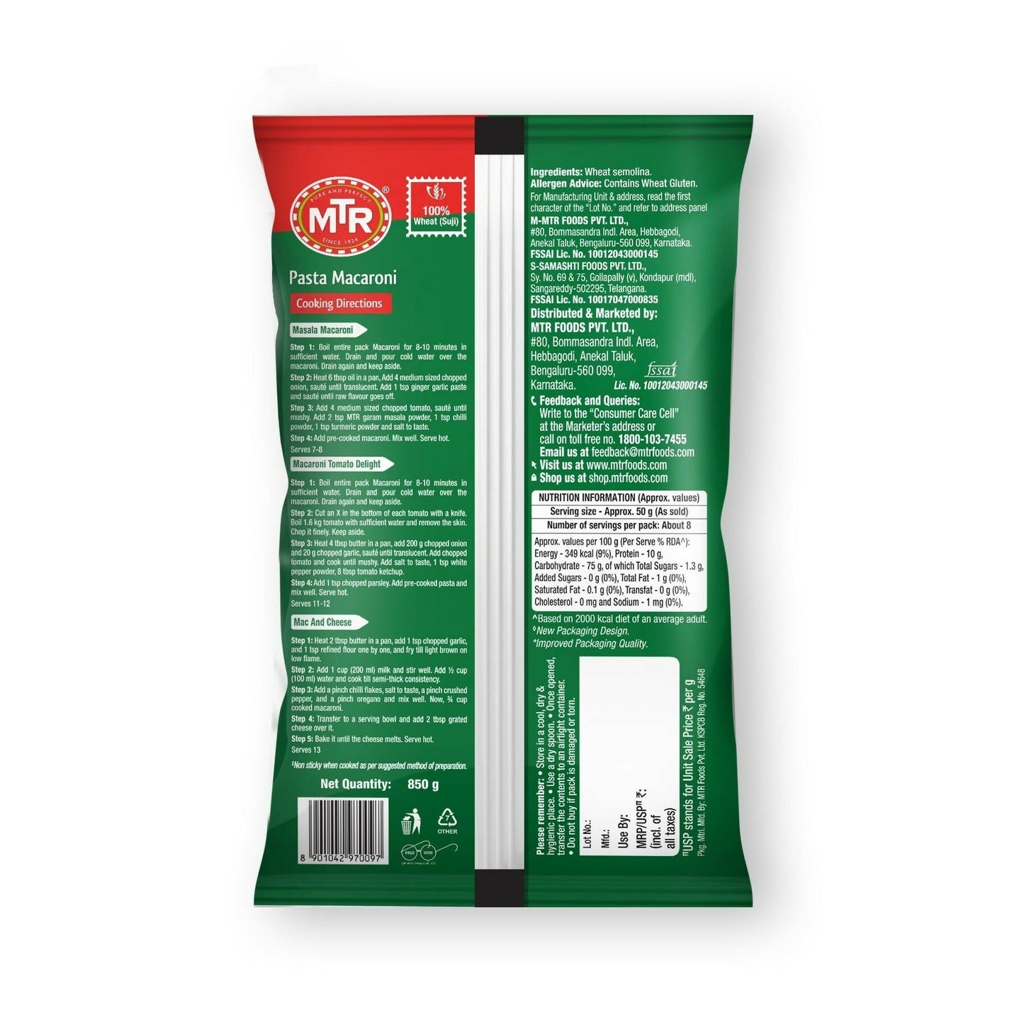 MTR Pasta Macaroni - Swadesiicart