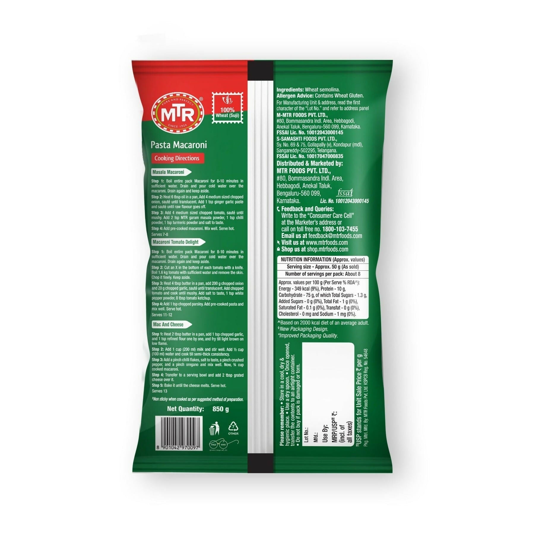 MTR Pasta Macaroni - Swadesiicart
