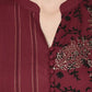 Aniyah Rayon Maroon Color Block Print Anarkali kurta (AN-182K)