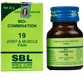 SBL Homeopathy Bio-Combination 19 Tablet