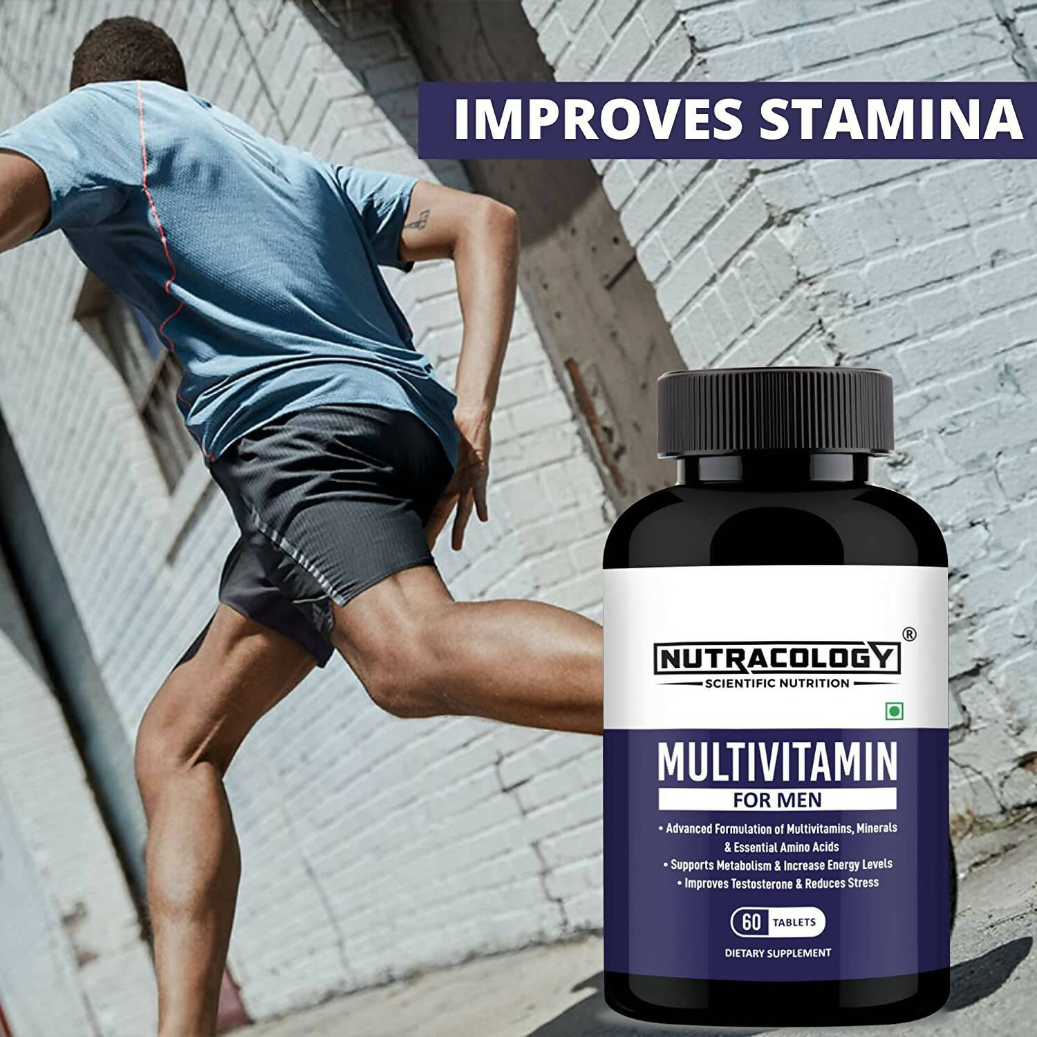 Nutracology Multivitamin for Men for Energy Strength & Stamina Tablets - Swadesiicart