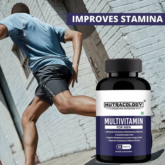 Nutracology Multivitamin for Men for Energy Strength & Stamina Tablets - Swadesiicart