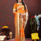 Lorenvalley Fashion Orange Soft Silk Woven Design Gold Zari Weaving Saree - Swadesiicart