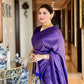 NOZ2TOZ Women Banarasi Silk Woven Saree With Blouse Piece - Blue | Swadesiicart