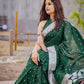 NOZ2TOZ Women Banarasi Silk Woven Saree With Blouse Piece - Green | Swadesiicart