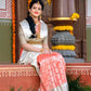 NOZ2TOZ Women Banarasi Silk Woven Saree With Blouse Piece - White | Swadesiicart