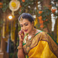 NOZ2TOZ Women Banarasi Silk Woven Saree With Blouse Piece - Yellow | Swadesiicart