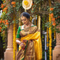 NOZ2TOZ Women Banarasi Silk Woven Saree With Blouse Piece - Yellow | Swadesiicart