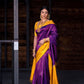NOZ2TOZ Women Banarasi Silk Woven Saree With Blouse Piece - Magenta | Swadesiicart