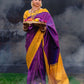 NOZ2TOZ Women Banarasi Silk Woven Saree With Blouse Piece - Magenta | Swadesiicart