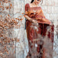 NOZ2TOZ Women Banarasi Silk Woven Saree With Blouse Piece - Maroon | Swadesiicart