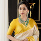 NOZ2TOZ Women Banarasi Silk Woven Saree With Blouse Piece - white | Swadesiicart