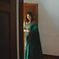 NOZ2TOZ Women Banarasi Silk Woven Saree With Blouse Piece - Green | Swadesiicart