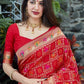 NOZ2TOZ Women Banarasi Silk Woven Saree With Blouse Piece - Maroon | Swadesiicart