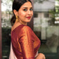 NOZ2TOZ Women Banarasi Silk Woven Saree With Blouse Piece - Cream | Swadesiicart