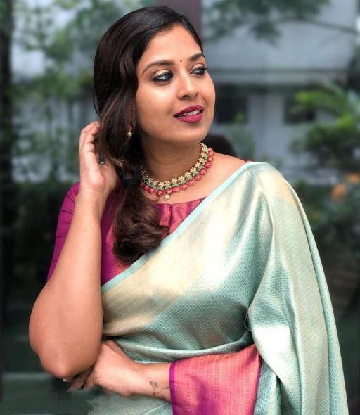 NOZ2TOZ Women Banarasi Silk Woven Saree With Blouse Piece - Sea Green | Swadesiicart