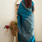 NOZ2TOZ Women Banarasi Silk Woven Saree With Blouse Piece - Firozi | Swadesiicart