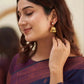 NOZ2TOZ Women Banarasi Silk Woven Saree With Blouse Piece - Navy Blue | Swadesiicart