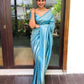 NOZ2TOZ Women Banarasi Silk Woven Saree With Blouse Piece - Sky Blue | Swadesiicart