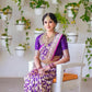 NOZ2TOZ Women Banarasi Silk Woven Saree With Blouse Piece - Blue | Swadesiicart
