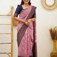 NOZ2TOZ Women Banarasi Silk Woven Saree With Blouse Piece - Pink | Swadesiicart