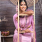 NOZ2TOZ Women Banarasi Silk Woven Saree With Blouse Piece - Lavender | Swadesiicart