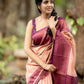 NOZ2TOZ Women Banarasi Silk Woven Saree With Blouse Piece - Peach | Swadesiicart