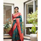 NOZ2TOZ Women Banarasi Silk Woven Saree With Blouse Piece - Rama | Swadesiicart