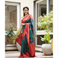 NOZ2TOZ Women Banarasi Silk Woven Saree With Blouse Piece - Rama | Swadesiicart