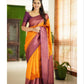 NOZ2TOZ Women Banarasi Silk Woven Saree With Blouse Piece - Yellow | Swadesiicart
