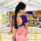 NOZ2TOZ Women Banarasi Silk Woven Saree With Blouse Piece - Pink | Swadesiicart
