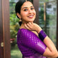 NOZ2TOZ Women Banarasi Silk Woven Saree With Blouse Piece - Magenta | Swadesiicart
