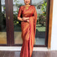 NOZ2TOZ Women Banarasi Silk Woven Saree With Blouse Piece - Maroon | Swadesiicart
