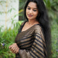 NOZ2TOZ Women Banarasi Silk Woven Saree With Blouse Piece - Black | Swadesiicart