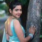 NOZ2TOZ Women Banarasi Silk Woven Saree With Blouse Piece - Sky Blue | Swadesiicart